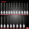 AMM 19-Piece 3/8 Inch Drive Extra Long Allen Hex Bit
