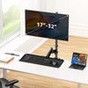 PUTORSEN Sit Stand Monitor Desk Mount for 17-32 inch Screens,