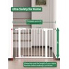 Baby Gate for Stairs, 30'' Tall, 29.5-40.5" Wide Baby Gates