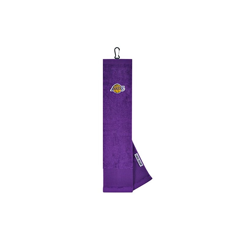 Team Effort Los Angeles Lakers Face/Club Tri-Fold Embroidered Towel