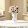 Ceramic Vase Bow Cute Decorative Flower Vase for Modern Rustic