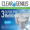 Clear Genius Filter Pod Refills (Pack-3) SR-3, Includes 3 Filter