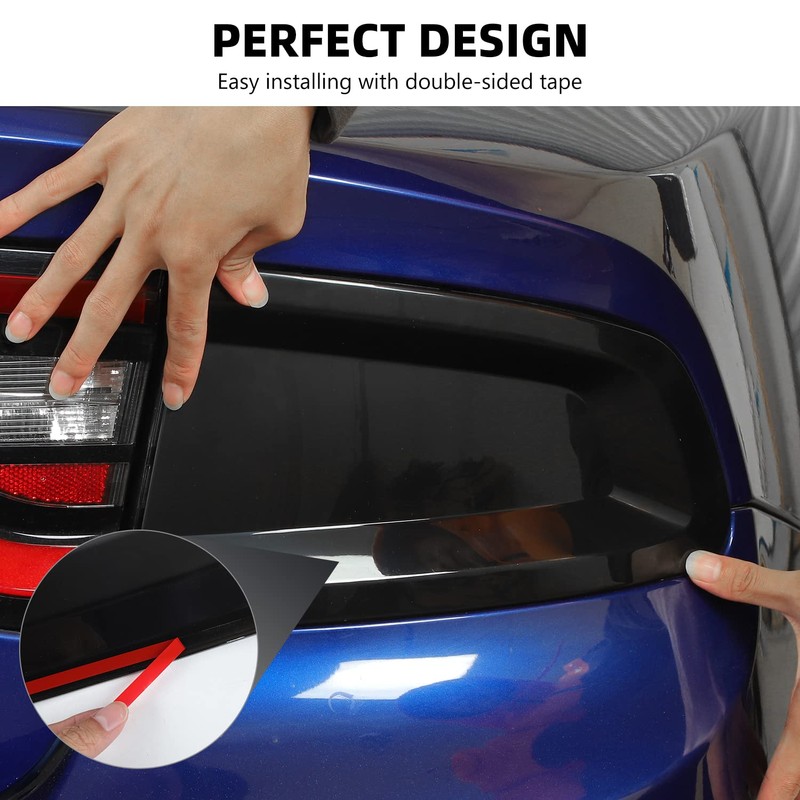 RAZPOY for Charger Tail Light Lamp Covers, Smoked Rear Light