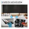 Art3d Decorative 3D Wall Panels in Diamond Design, 12"x12" Matt