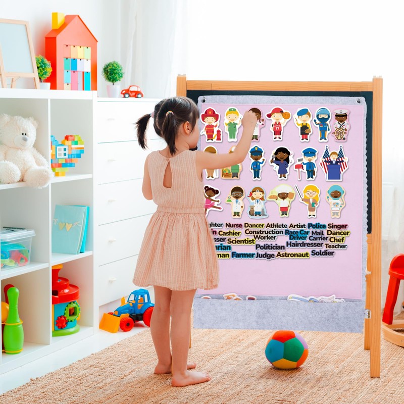 CHEFAN Career Dress-Up Felt Pieces, Felt Story Board Pieces, Flannel