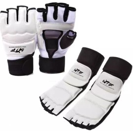 talisleskye 태권도 스파링 장비 신발 및 글러브 [X-Small] Taekwondo Sparring Gear Shoes and Gloves [X-Small]
