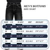 Men's Stretch Denim Jeans Classic Jeans with Embroidered Design, ESDVD