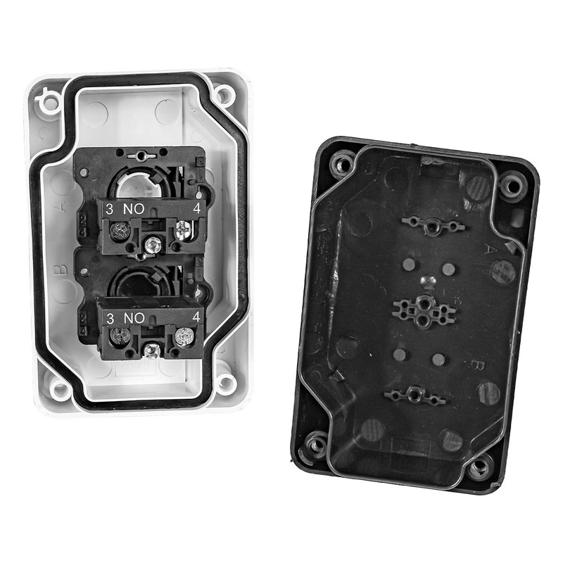 VOANZO Self-Resetting Push Button Switch,Waterproof Up And Down Mark Switch,Box