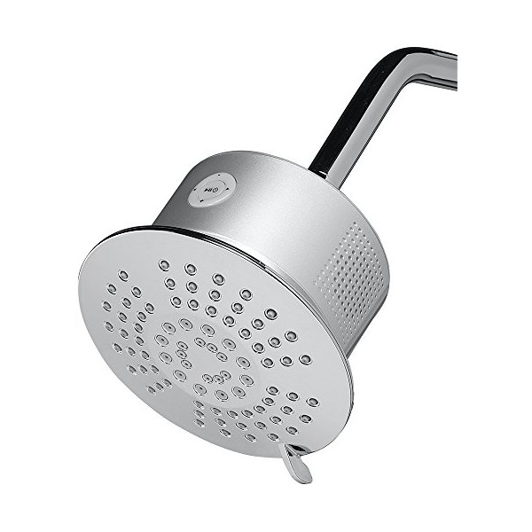 Homewerks Worldwide 3073-201-BT Shower Head with Built in Bluetooth Speaker,