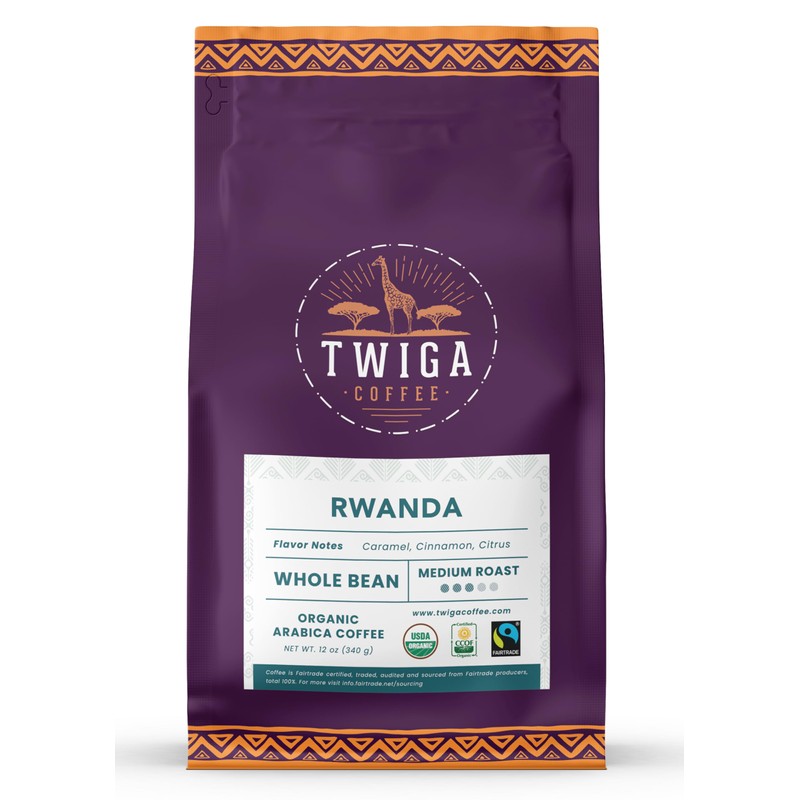 Twiga Coffee | Rwanda Coffee | USDA Organic | Fairtrade