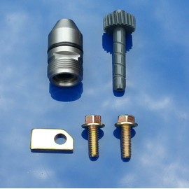 GM TURBO 350 TH350 MUNCIE POWERGLIDE TRANSMISSION SPEEDOMETER GEAR 21 TEETH GREY SPEEDO W/BULLET CLAMP BOLTS