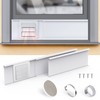 Flehomo Dryer Vent Window Kit, Include Dryer Vent Cover with