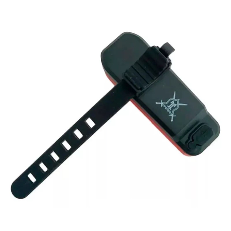 LJK Luz Noche Seguridad Poste Bicicleta Rojo Recargable Paseo