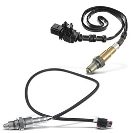 A-Premium O2 Oxygen Sensor Compatible with Ford Focus 2015 2016 2017 1.0L, Upstream & Downstream, 2-PC Set, Replace# FB5Z9G444A, GK4Z9G444E