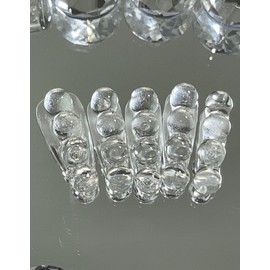 Clear Blanc Transparent Handmade Nail Tips - Ballerina / 클리어블랑 투명 수제네일팁 - 발레리나