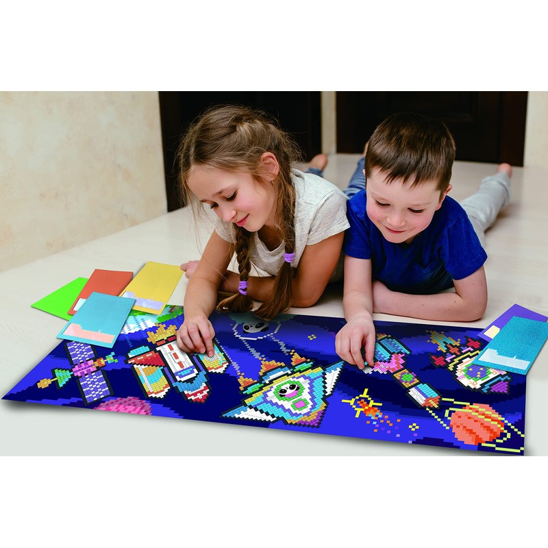 AVENIR 6301597 Pixelation Art Under The Sea, Multi-Colour