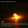 MECCANIXITY E10 Screw Base Miniature Bulbs 12V/3W Warm Yellow Light