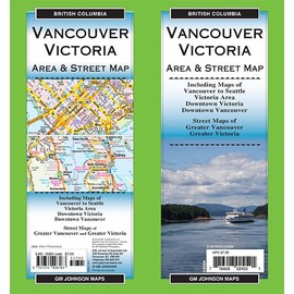 Vancouver / Victoria British Columbia Area & Street Map
