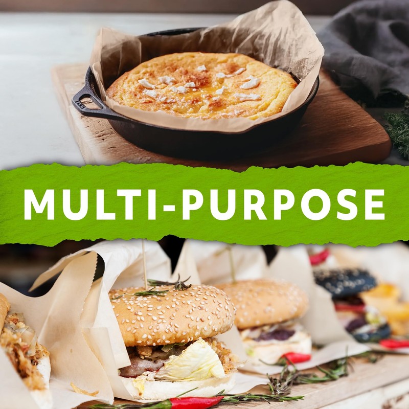 PaperChef – Culinary Parchment Paper – Multipurpose, Compostable, Non-Stick –
