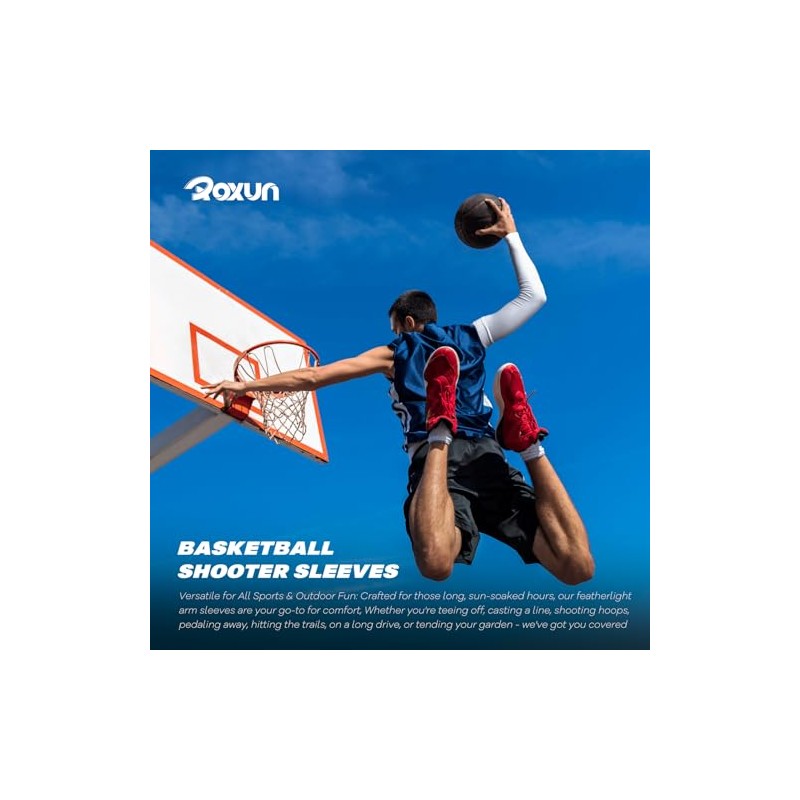 Roxun Cooling Arm Sleeves - UV Protection & Compression