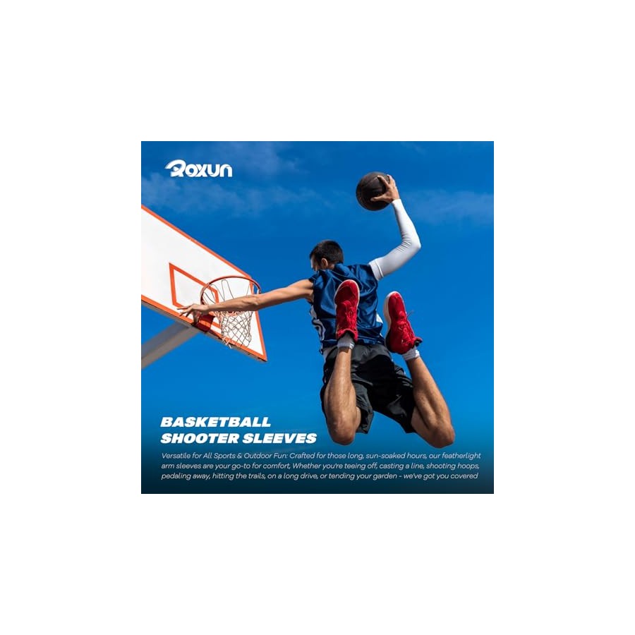 Roxun Cooling Arm Sleeves - UV Protection & Compression