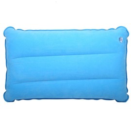 VGEBY1 Inflatable Travel Pillow, Portable Cushion, Leisure Folding Cushion, PVC, Outdoor, for Hiking, Camping (Sky Blue)