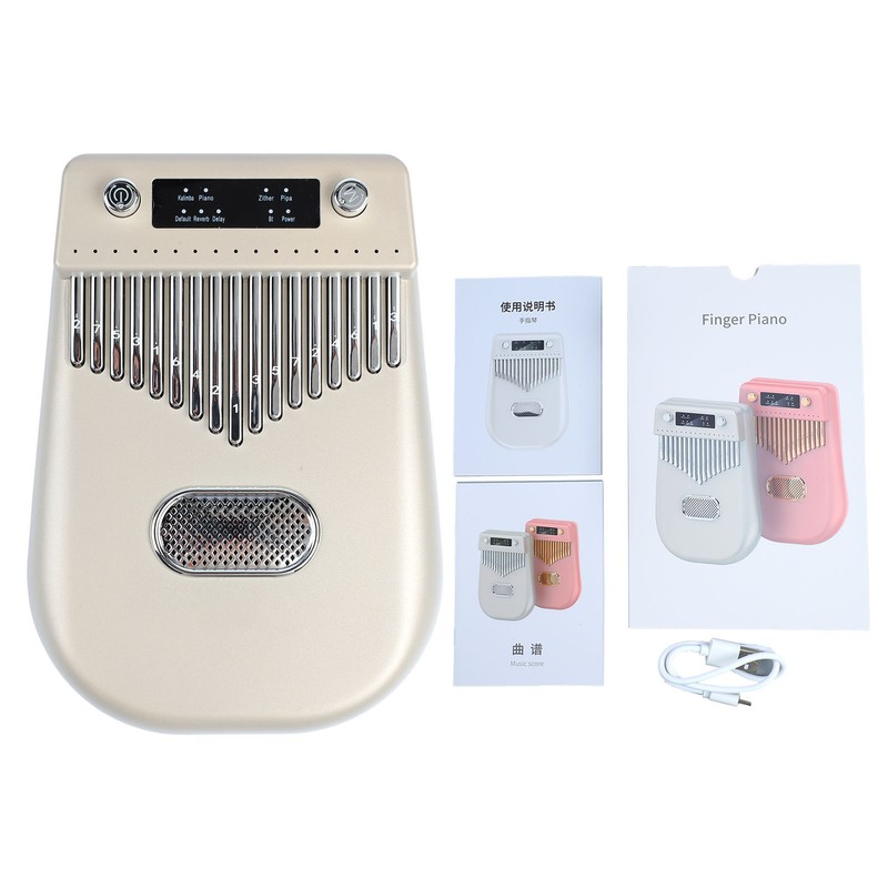 17 Keys Electronic Smart Kalimba Thumb Piano Portable Musical Instrument