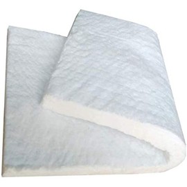 SIMOND STORE Ceramic Fiber Insulation Blanket, 2 inch X 24 inches X 74.4 inches, 8# Density 2300F for Glass Blowing Furnace, Ceramic Kiln, Forge, Stove, Pizza Oven, Fireplace Insulation