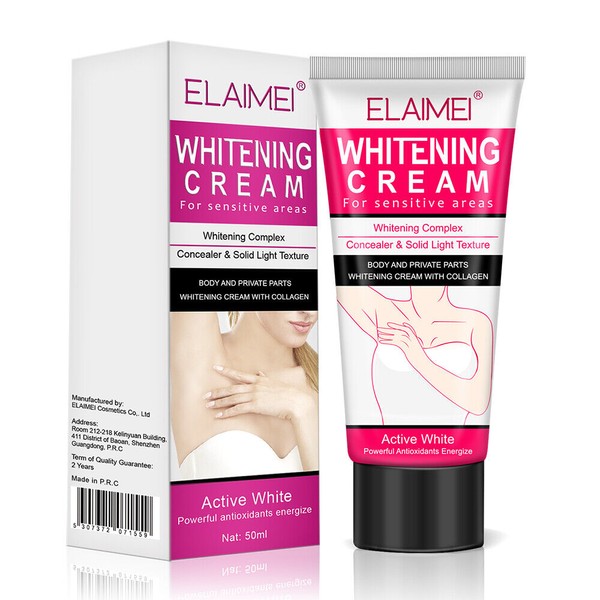 Skin Whitening Cream Bleaching Lightening Brightening Lotion Body Dark Spot 2 oz