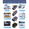 ShineeKee 90 Degree Right Angle USB C Adapter 40Gbps Data