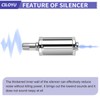 CILOYU Central Long Mini Bike Exhaust Header Pipe with Muffler