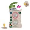 NIP Cherry Round Dummy Night 0-6 Months, Luminous Dummy, from
