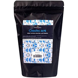 Valrhona Caraïbe 66-Percent-Cocoa Grand Cru Blend Dark Chocolate Feves, 1 Pound