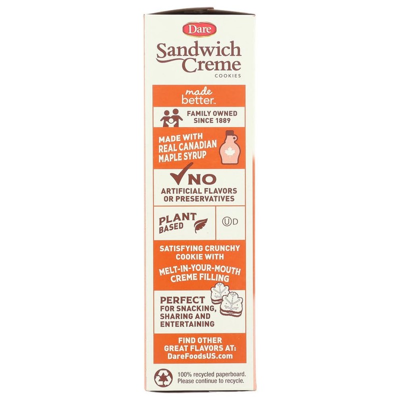 Dare Maple Creme Premium Cookies 10.6 ounce (4 pack)