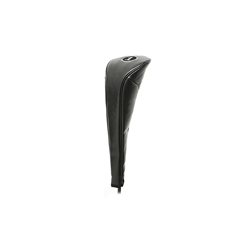 Hireko Synthetic Leather 21 Wood Headcover, Black No Logo Golf