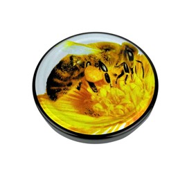 60 x Replacement Screw Lid Metal Lid for 250 g Twist Off Glass 66 mm Lid Colour Bee Yellow