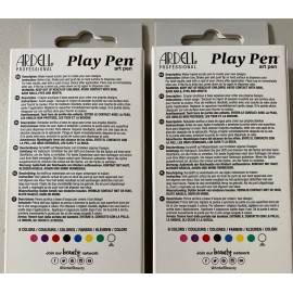 Ardell Play Pen Art Pen Bee White 2 Pack Water Based Ink- French Nails FREE SHIP