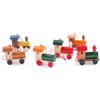 Brubaker Set of 6 Wooden Railway Pendants, Tree Decorations, Locomotives,