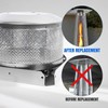 elysia Patio Heater Burning Net And Base 4-Sided Pyramid Heater