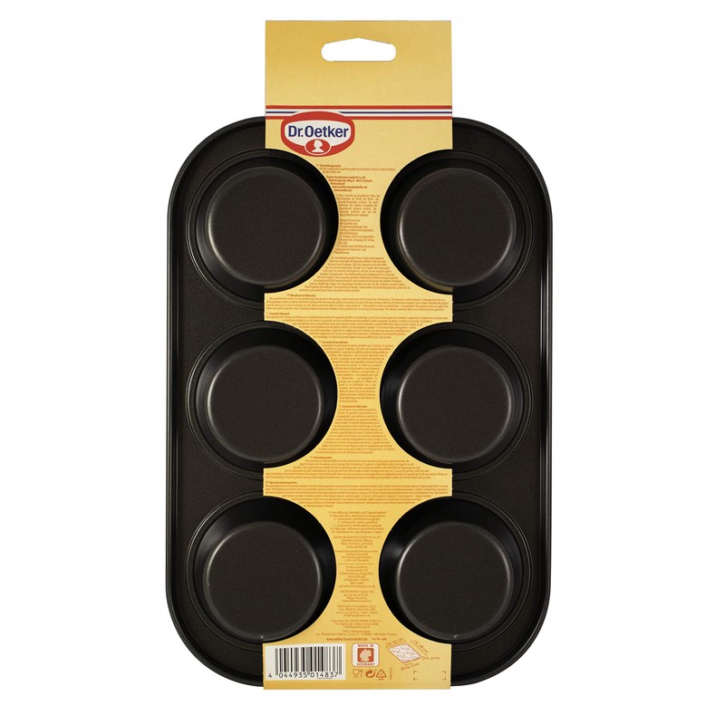 Dr. Oetker Muffinform 6-er Mini Ø 7 cm, Cupcake Form