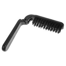 OHPHCALL Folding Beard Brush Mustache Brush Bristle Brush Travel Beard Brush Beard Grooming Brush