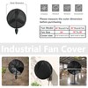 Bitubi Black 18-20 Inch Industrial Fan Cover, Waterproof & Dustproof,