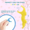 Fun Flossing Sticks for Kids，Fluoride Free, BPA Free, Odorless, 60