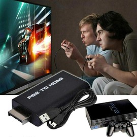 EZONEDEAL PS2 to HDMI Converter Adapter, Supports All PS2 Display Modes, HDTV HDMI Monitor AV to HDMI Signal Transfer Adapter