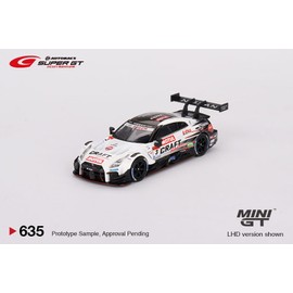 True Scale Miniatures Model Car Compatible with Nissan GT-R Nismo GT500#3 NDDP Racing with B-Max 2021 Super GT Series Limited Edition 1/64 Diecast Model Car MGT00635