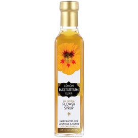 Floral Elixir Co. - All Natural FLOWER Syrup for Cocktails & Sodas, 8.5 oz (Lemon Nasturtium)