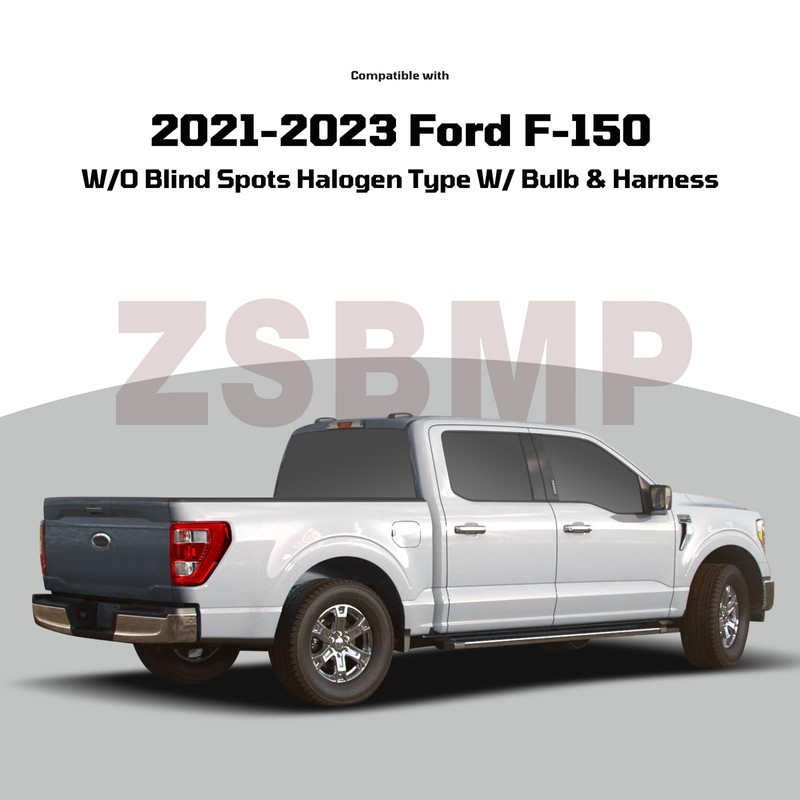 ZSBMP Tail Light Fit for 2021-2023 Ford F150 F-150