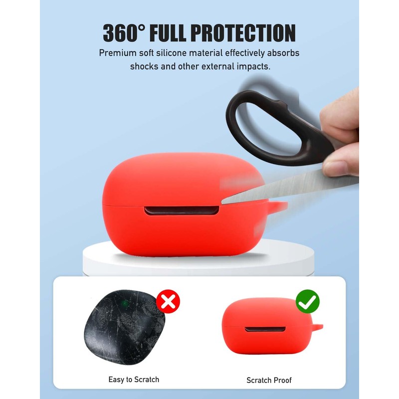 for Audio Technica ATH-CKS50TW2 Case Cover, Full Protective Silicone Skin