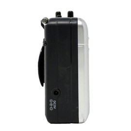 WINTECH PCT-11R2 Tape Recorder with Radio (FM Wide Compatible), Silver, Auto Reverse