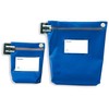 Versapak Cash Bag Tamper-Evident Zip Heavyweight Material Small W178xD50xH152mm Blue